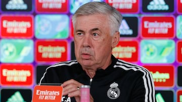 Ancelotti, entrenador del Real Madrid.