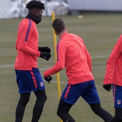 Simeone trabajó con 12 del primer equipo y uno era Correa