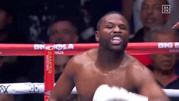 Esto no se ha visto nunca y solo lo podía hacer Mayweather: la que armó con el árbitro en plena pelea