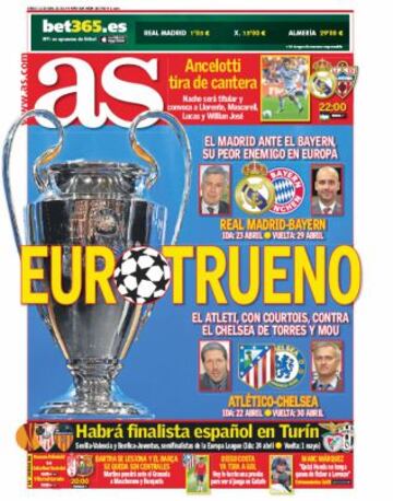 Las portadas de AS de abril