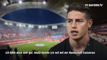 James: "Me he sentido bien y espero volver pronto"