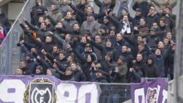 Ultras Sur en el Coliséum.