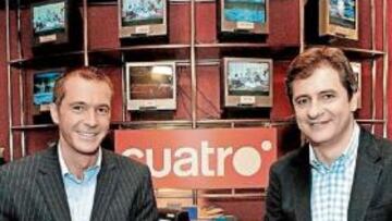 <b>CICERONES. </b>Manu Carreño y Manolo Lama, en una foto de archivo, repetirán en la Gala AS.