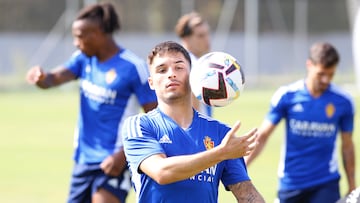 Lluís López, durante un entrenamiento.