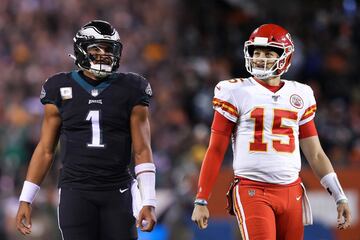 Patrick Mahomes y Jalen Hurts no estrecharon sus manos tras el Super Bowl