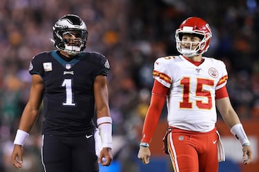 Eagles y Chiefs se miden en la Super Bowl con una era en juego