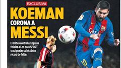 Messi será mito, pero ya supera a leyendas