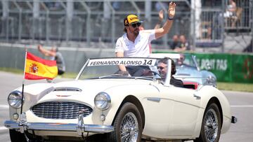 Fernando Alonso en Montreal.