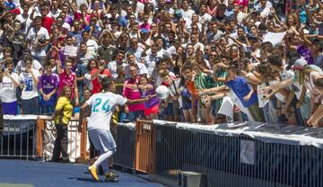 Las mejores imágenes de la presentación de Dani Ceballos