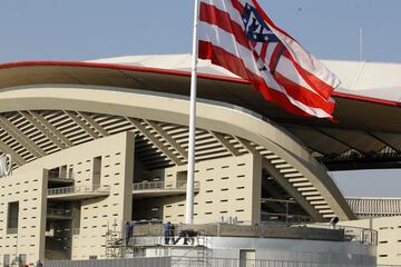 The Wanda Metropolitano is still being worked on...