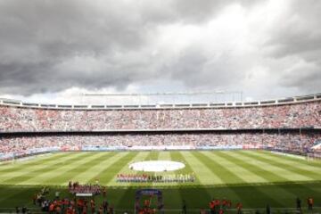 Buen ambiente en el Calderón. 