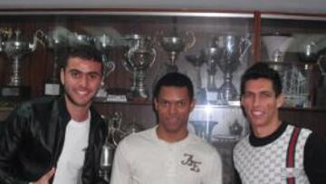 <b>MÁS JOYAS. </b>Henrique, Diogo y Romario llegan, en principio, para el filial de Tercera.