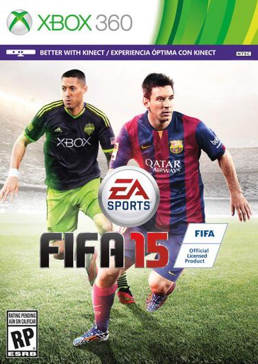 Clint Dempsey junto a Messi en el FIFA 15 norteamericano