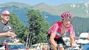 <b>ESPERANZA ALEMANA. </b>Linus Gerdemann, 24 años, se impuso en la primera etapa alpina y se colocó de líder. Un respiro para el castigado ciclismo alemán.