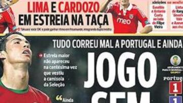 La prensa portuguesa se ceba con Cristiano Ronaldo