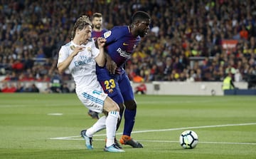 Modric y Umtiti.