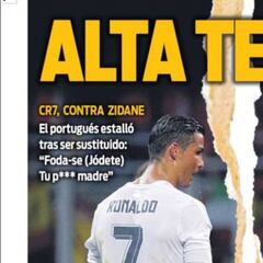 La prensa catalana saca punta al episodio Cristiano-Zidane