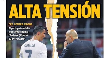 Portada del Diario Sport del día 26 de septiembre de 2016.