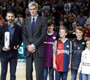 Juan Carlos Navarro recibe el homenaje de la ACB en la Copa