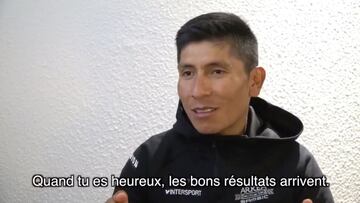 Nairo entrega un balance de su primera carrera