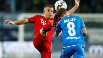 En vivo online Hoffenheim- Bayern Múnich, por la jornada 18 de la Bundesliga que se disputará en el PreZero Arena de Sinsheim desde las 2:30 p.m., el viernes 18 de enero de 2019