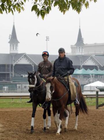 Entrenamiento para el Kentucky Derby.