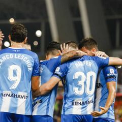 Málaga 3-0 Córdoba: resumen, goles y resultado del partido