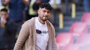 Bruno Valdez en su despedida con el América en el Estadio Azteca.