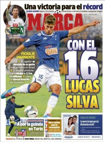 Portadas de la prensa deportiva