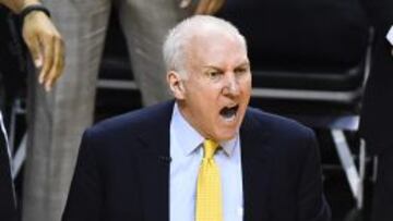 Gregg Popovich, durante el cuarto partido.
