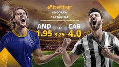 FC Andorra vs. FC Cartagena: horario, TV, estadísticas, clasificación y pronósticos
