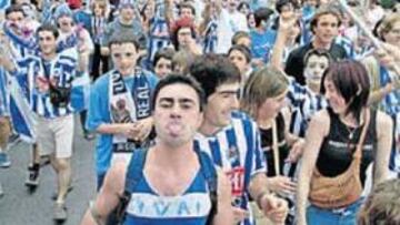 <b>ÁNIMO. </b>La afición realista llenará Anoeta. No quiere que sea el último partido en Primera.