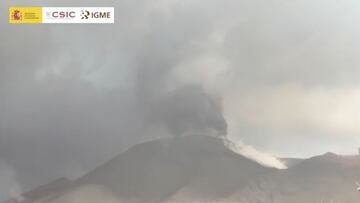 Las dos impresionantes ondas de choque en el volcán de La Palma