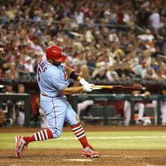 Where does Albert Pujols rank in MLB homers and career total bases?