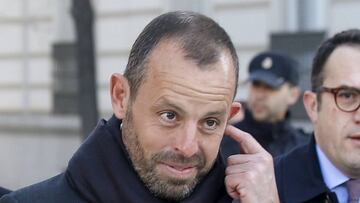 El expresidente del Barcelona, Sandro Rosell.