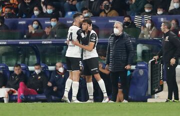 Rubén Iranzo debutó contra el Levante, sustituyendo a Piccini.