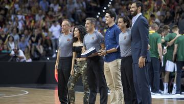 El homenaje en Pamplona