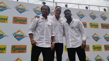 Juan Guillermo Cuadrado, Jefferson Lerma y Yerry Mina dieron a conocer su nuevo proyecto empresarial llamado Guatapé Plaza.