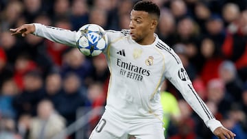 AS Mônaco FC (2015-17) | Paris Saint-Germain FC (2017-24) | Real Madrid CF (2024-presente) | O atacante francês disputou 91 partidas e marcou 60 gols pelas três equipes que disputou na competição.