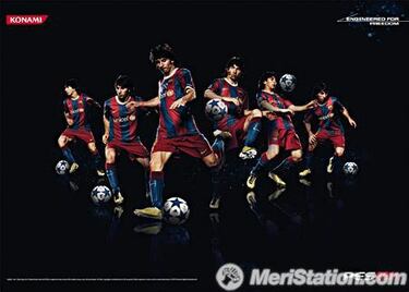 La portada de PES, Messi, juega habitualmente a FIFA