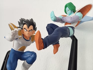 Vegeta se ve las caras con Zarbon en estas dos enérgicas figuras combinables de ‘Dragon Ball’