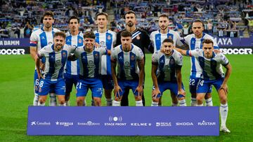 21/10/20 FC BARCELONA 
PARTIDO ENTRE EL RCD ESPANYOL Y EL CD LEGANES DE LA 12ª JORNADA DE LA LIGA HYPERMOTION EN EL STAGE FRONT STADIUM.
11 TITUALR RCDE 