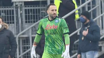 David Ospina en un partido del Napoli en la Serie A