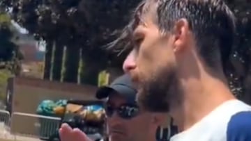 Acerbi amenaza a un hincha del PSG: “Estoy loco, te reviento...”