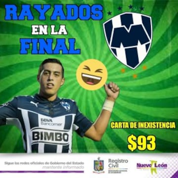 Los mejores trolleos del Registro Civil de Nuevo Léon a Rayados y Tigres