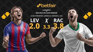 Levante UD vs. Racing de Santander: horario, dónde ver, pronósticos y clasificación