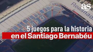 Los 5 mejores encuentros en el Santiago Bernabéu en la historia