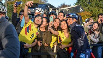 Nairo y el Arkea: aficionados, paseo y nuevos compañeros