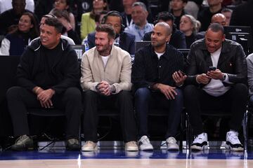 David Beckham, Ronaldo y Tony Parker.