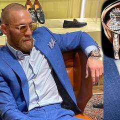 McGregor presume de su nuevo y legendario reloj de 18 quilates de más de 1 millón de dólares